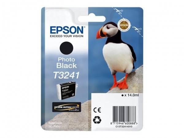 Epson Tintenpatrone T3241 Photo Black für Epson SureColor P400 SC-P400