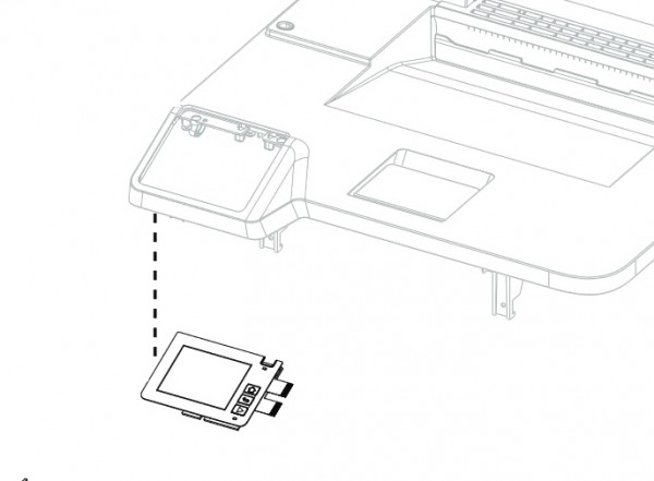 Lexmark 41X2601 OP Panel 2.8 Inch MFP für MC3224adwe MC3326adwe CS431dw CX431adw