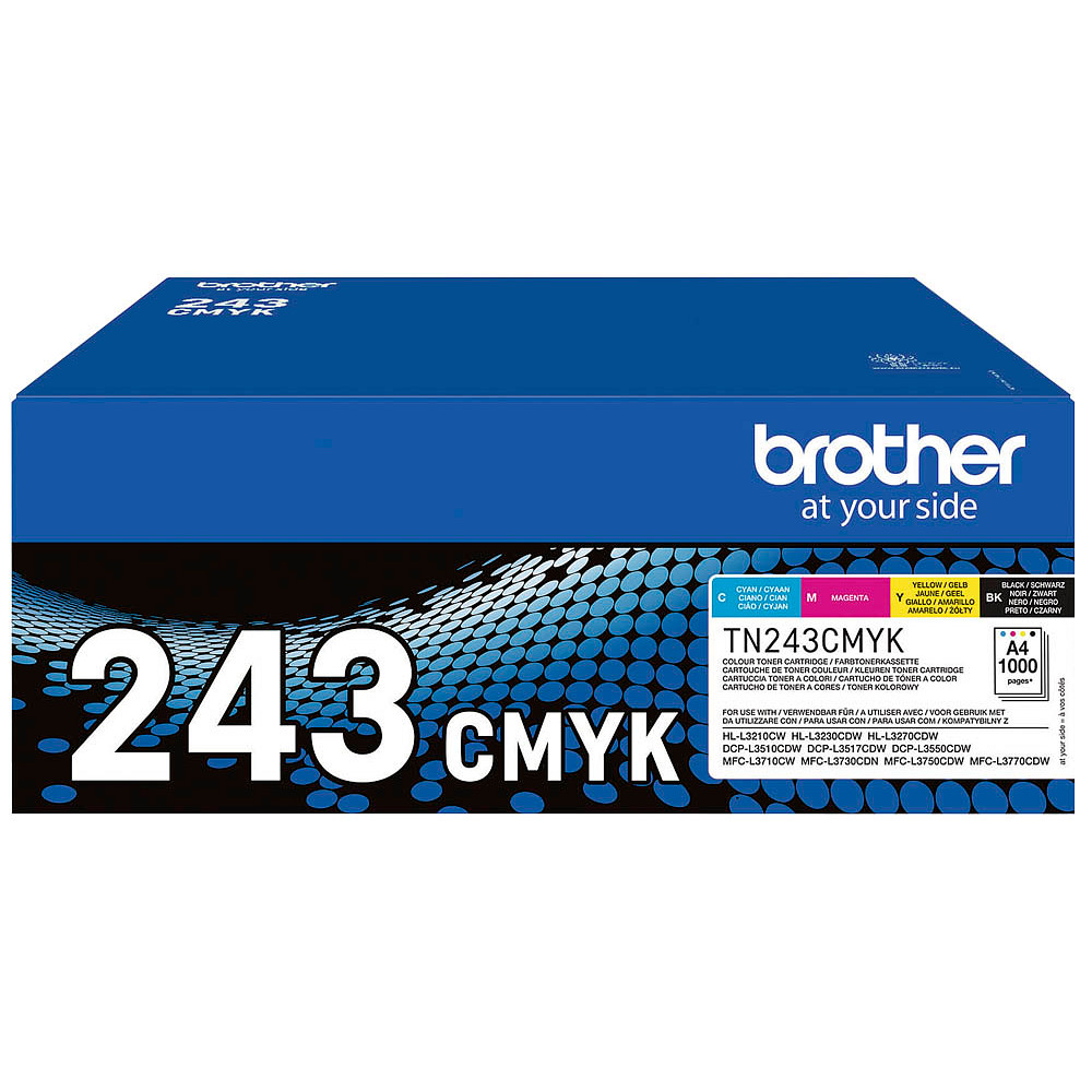 Toner magenta étiquette individuelle TN-243m Brother DCP-L3510CDW DCP-L3517CDW