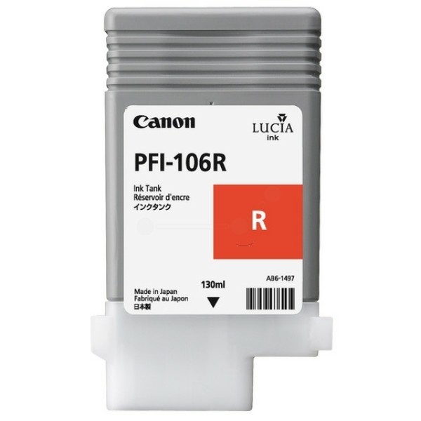 Canon Tintenpatrone PFI-106R Red Canon imagePROGRAF iPF6400 Canon imagePROGRAF IPF6450 6627B001