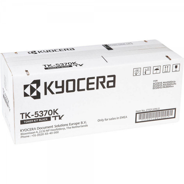 Kyocera TK-5370K Toner Black Kyocera ECOSYS MA3500cix Kyocera MA3500cifx ECOSYS PA3500cx PA4000cx