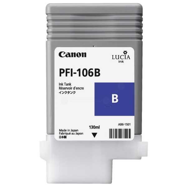 Canon Tintenpatrone PFI-106B Blue Canon imagePROGRAF iPF6400 Canon imagePROGRAF IPF6450 6629B001