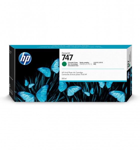 HP 747 Tinte chromatic green HP DesignJet Z9+ PostScript P2V84A