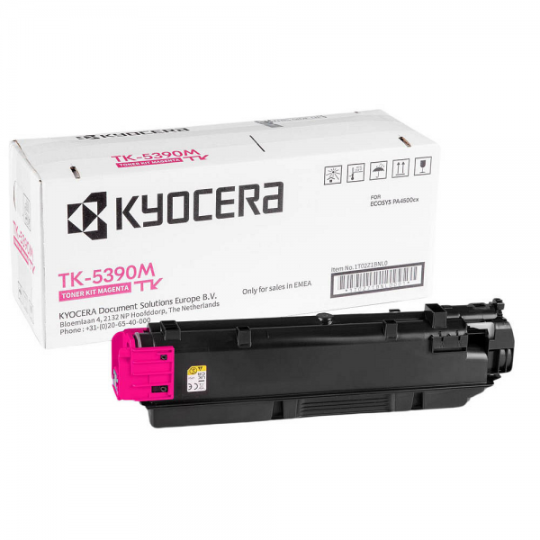 Kyocera TK-5390M Toner Magenta Kyocera ECOSYS PA4500cx Druckleistung 13K 1T02Z1BNL0