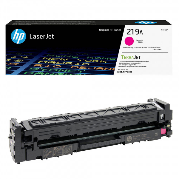 HP 219A Toner Magenta HP Color LaserJet Pro MFP 4302fdn HP Color LaserJet Pro 4202dw W2193A