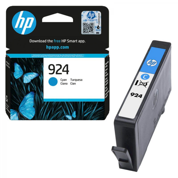 hp 924 Tinte Cyan 4K0U3NE HP OfficeJet Pro 8120 Pro 8122 Pro 8130 Pro 8133 Pro 8139