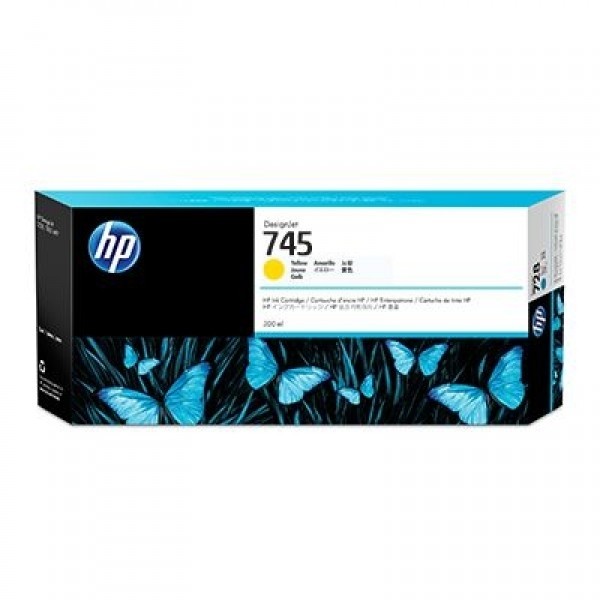 HP 745XL Tintenpatrone Yellow 300 ml F9K02A für HP DesignJet Z2600 HP DesignJet Z5600