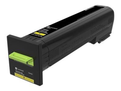 Lexmark 72K0X40 Toner Yellow 22K Lexmark CS820 Lexmark CX820 Lexmark CX825