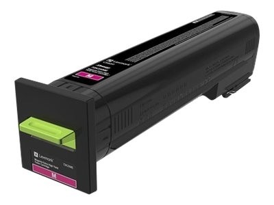 Lexmark 72K2XM0 PB Toner Magenta 22K Lexmark CS820de Lexmark CS820dte Lexmark CS820dtfe