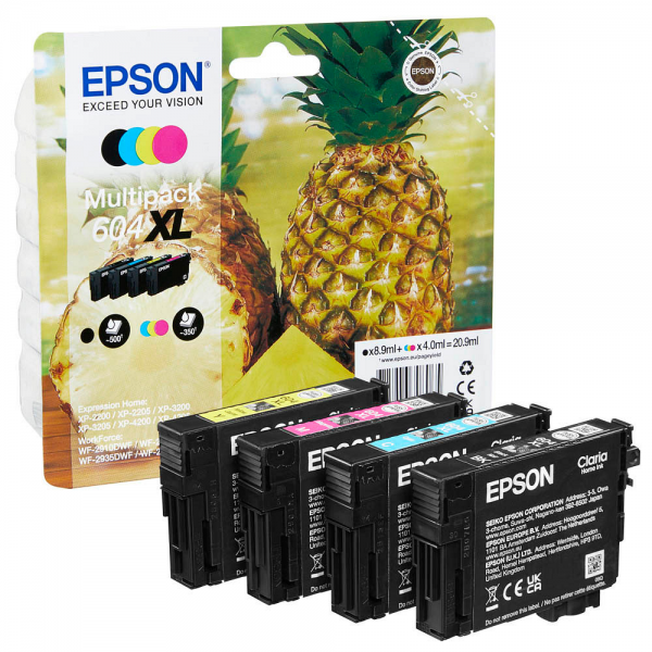 Epson 604XL Tinten Multipack CMYK C13T10H64010 Pineapple Epson Home XP-4200 WF-2950DWF