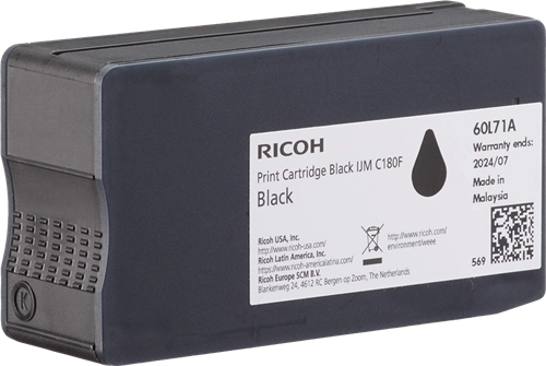 RICOH 408517 Tinte Black Ricoh IJM C180F ca. 2.000 Seiten