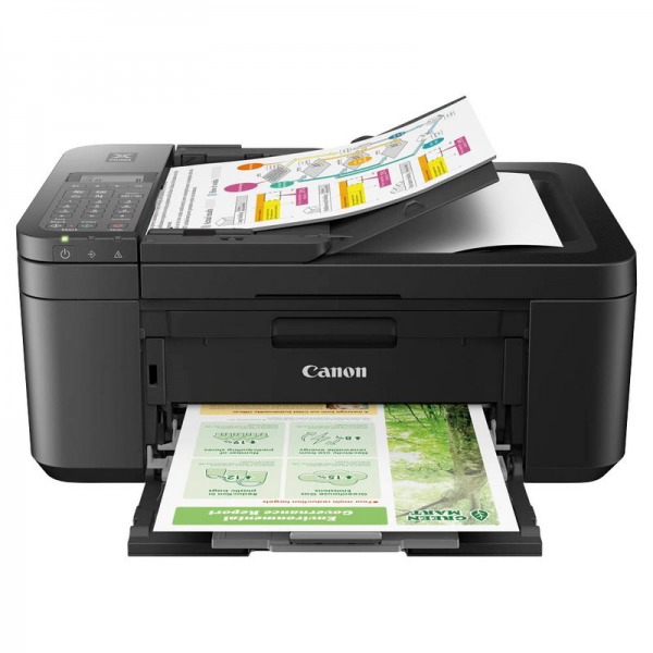 Canon Pixma TR4750i Black Color Inkjet Multifunction Printer Wi-Fi Print Copy Scan Fax 4in1