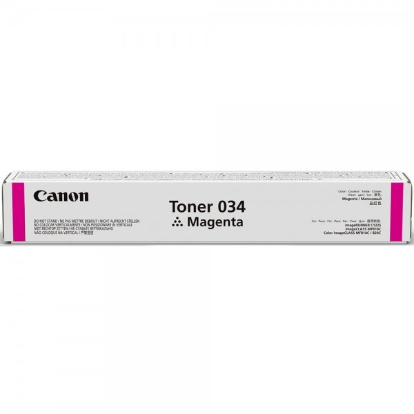 Canon Toner Cartridge 034 Magenta Canon Imageclass MF-810 Canon MF-820 Imagerunner 1225iF 9452B001