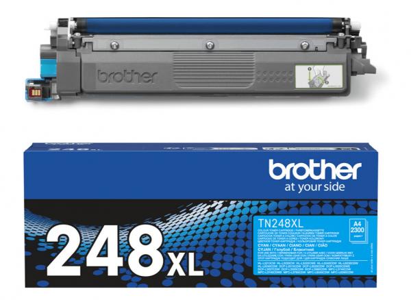 Brother TN-248XLC Toner Cyan für Brother DCP-L3520CDWE L3560CDW HL-L3215CW L8230CDW MFC-L3760CDW