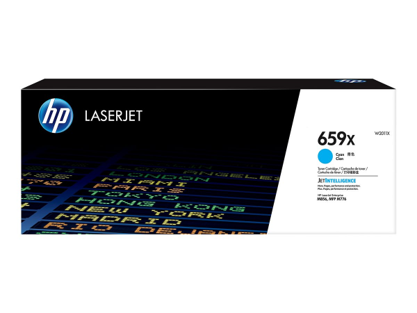 HP 659X High Yield Cyan Original LaserJet Toner Cartridge für CLJE M856dn M856x MFPM776dn MFP M776z