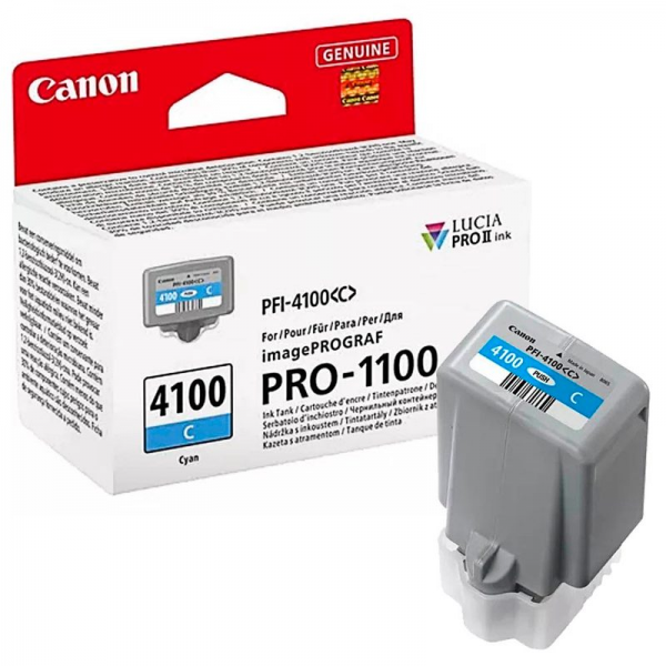 CANON 6778C001 PFI-4100 Tinte Cyan tank Canon imagePROGRAF PRO-1100 Druckerpatrone