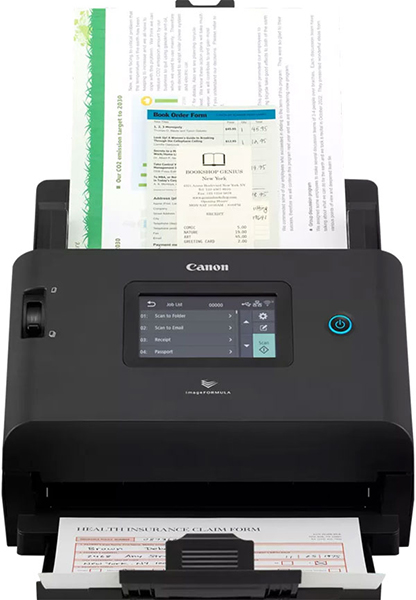 CANON imageFORMULA DR-S350NW Document Scanner 50ppm 600 dpi WLAN LAN USB