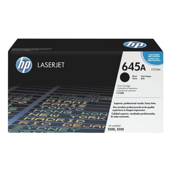 HP 645A Toner Black für HP Color LaserJet 5500 HP Color LaserJet 5550 C9730A