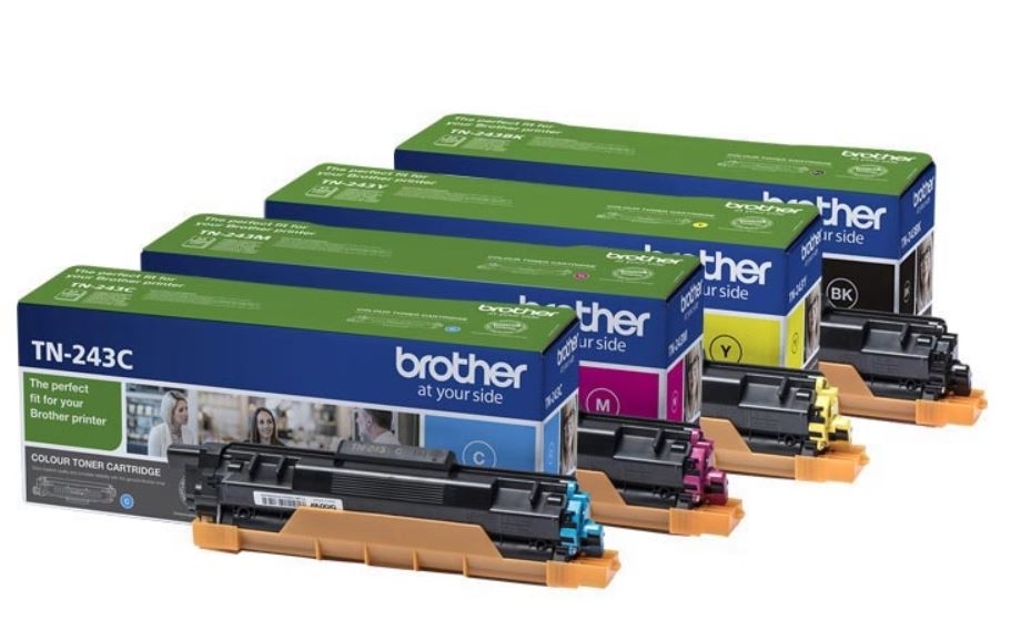 Brother Original Toner Multipack TN-243CMYK schwarz, cyan, magenta