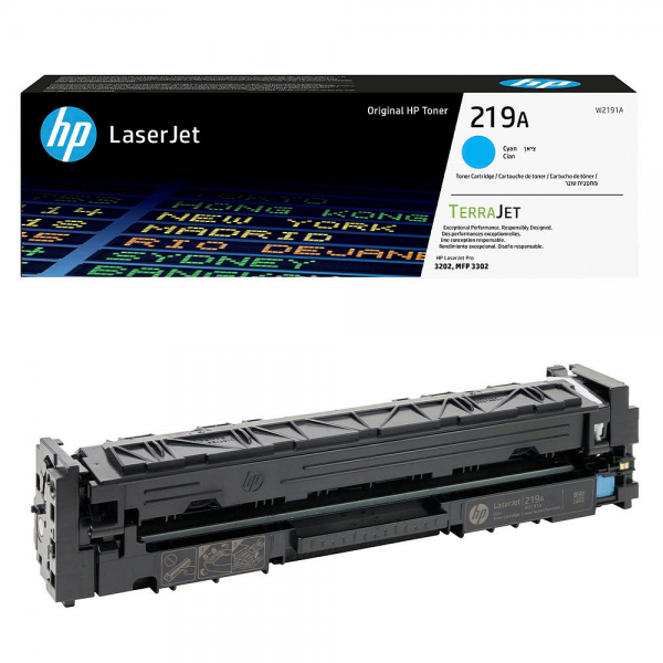 HP 219A Toner Cyan HP Color LaserJet Pro MFP 4302fdn HP Color LaserJet Pro 4202dw W2191A