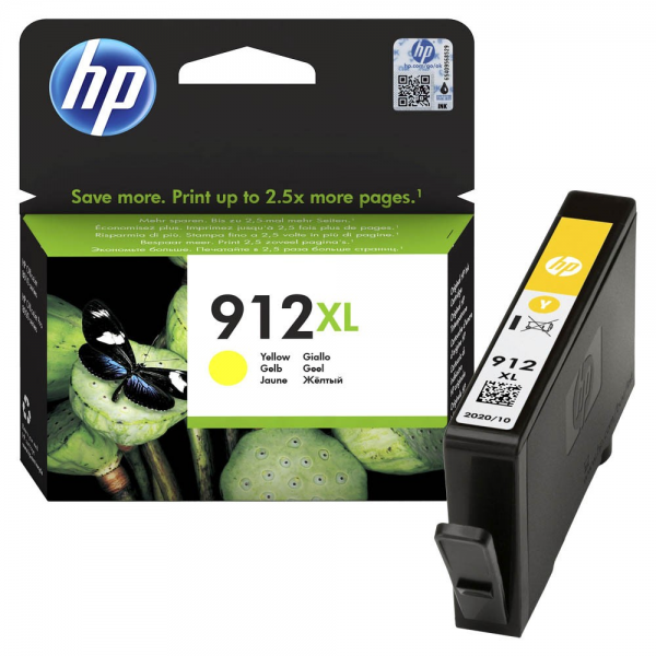 HP 912XL Tintenpatrone gelb 3YL83AE für OfficeJet 8012 8014 8015 OfficeJet Pro 8022 8024 8025 8035