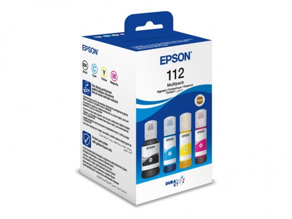 Epson 112 EcoTank 4-Farb Multipack Tinten T06C64A Epson