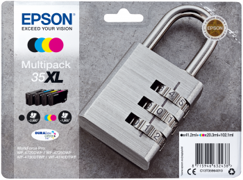 EPSON 35XL Tintenpatronen T3596 Multipack WF-4720DWF WF-4725DWF WF-4730DTWF WF-4740DTWF