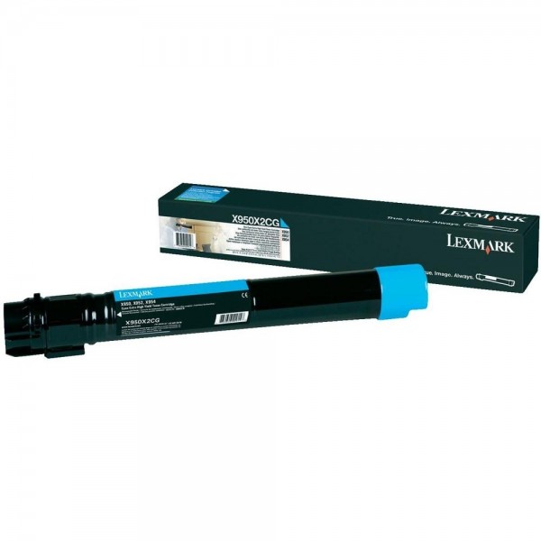 Lexmark Toner Cyan X950X2CG für Lexmark X950 Lexmark X952 Lexmark X954