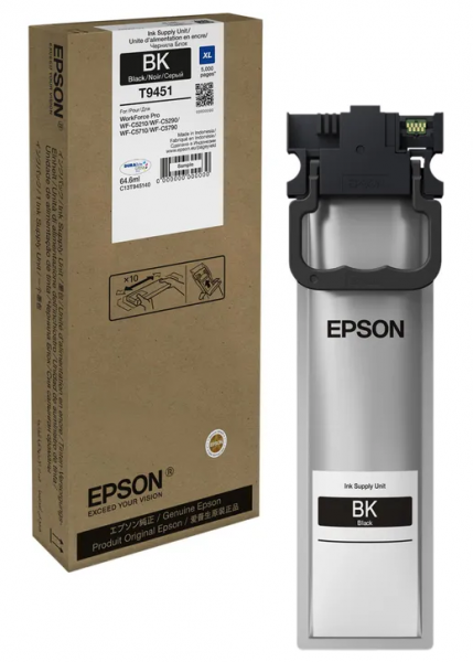 Epson Tintenpatrone T9451 black XL WorkForce Pro WF-C5210DW C5290DW WF-C5710DWF C5790DWF