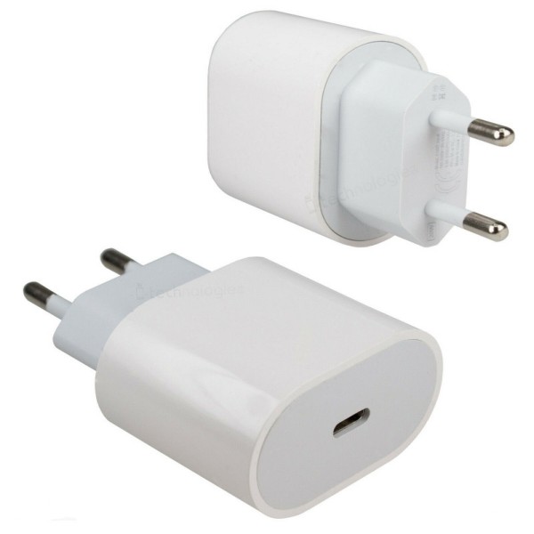 Apple MHJE3ZM 20W USB-C Power Adapter Ladegerät für APPLE mit TYP C Fast Charge and QC3.0