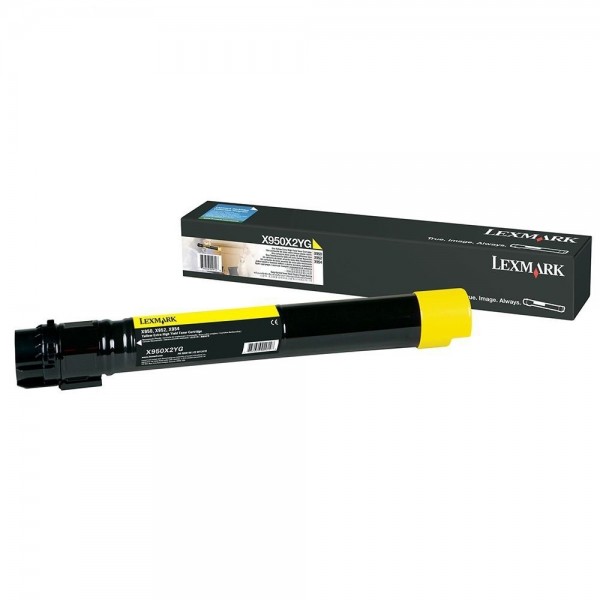 Lexmark Toner Yellow X950X2YG für Lexmark X950 Lexmark X952 Lexmark X954