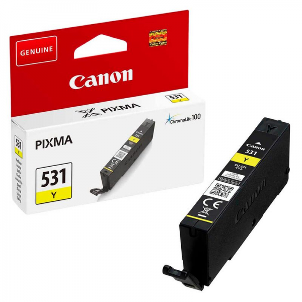 Canon CLI-531Y Tinte Yellow 6121C001 Canon PIXMA TS8750 Original