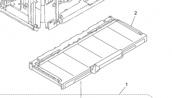 Brother D01GNW001 Exit Tray Assy Brother MFC-J5345DW MFC-J5340DW MFC-J5740DW