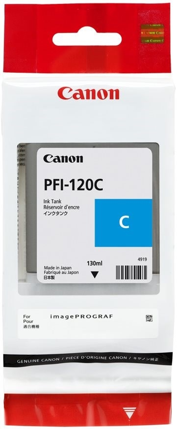 Canon Tintenpatrone PFI-120C cyan 2886C001 für imagePROGRAF TM-200 TM-205  TM-300 TM-305 Toner Tinte Druckerzubehör Original!