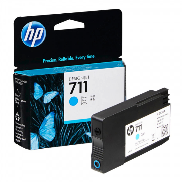 HP 711 Tinte Cyan CZ130A HP DesignJet T120 T125 T130ePrinter T520