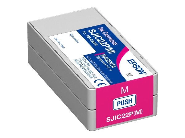 Epson S020603 Tintenpatrone magenta SJIC22P für Epson TM C3500 C33S020603