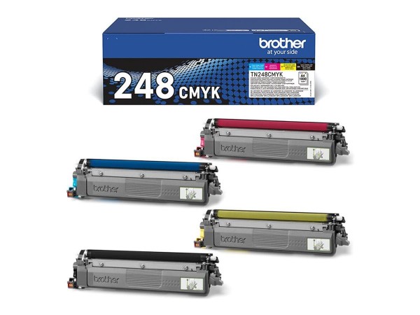 Brother TN-248VAL MultiPack Toner Brother DCP-L3520CDWE L3560CDW HL-L3215CW L8230CDW MFC-L3760CDW