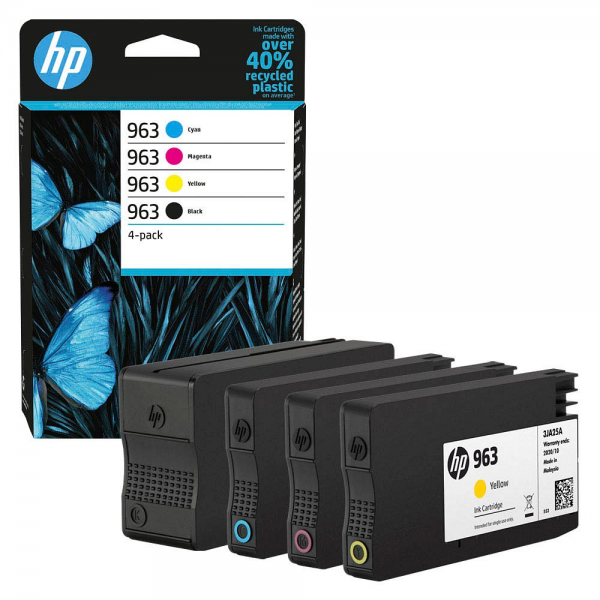 HP 963 Tintenpatrone 6ZC70AE Multipack für OfficeJet Pro 9010 9012 9014 HP 9015 3YP35AE