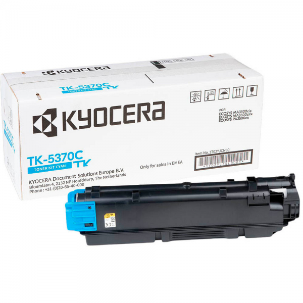 Kyocera TK-5370C Toner Cyan Kyocera ECOSYS MA3500cix Kyocera MA3500cifx ECOSYS PA3500cx