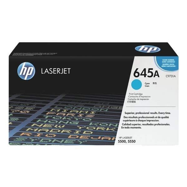 HP 645A Toner Cyan für HP Color LaserJet 5500 HP Color LaserJet 5550 C9731A