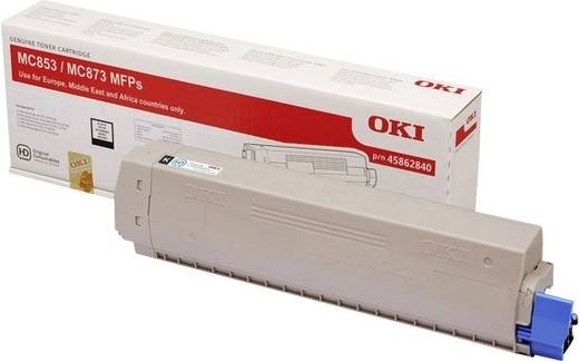 Oki 45862840 Original Toner Black OKI MC853dn OKI MC873dn OKI MC883dn