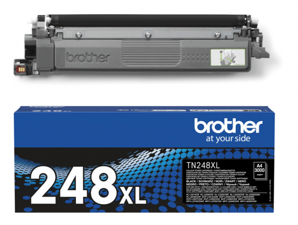 Brother TN-248XLBK Toner Schwarz für Brother DCP-L3520CDWE L3560CDW HL-L3215CW L8230CDW MFC-L3760CDW