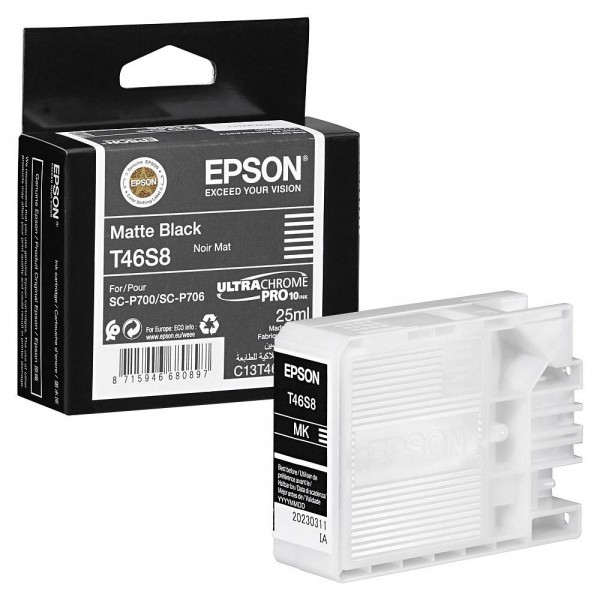 Epson T46S8 Tinte matte black für SureColor SC-P700 SC-P706 C13T46S800