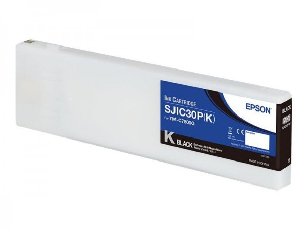 Epson SJIC30P-K Tinte Black Original Epson ColorWorks TM-C7500G Tintenpatrone C33S020641