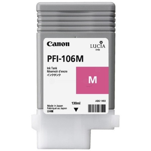 Canon Tintenpatrone PFI-106M Magenta Canon imagePROGRAF iPF6400 Canon imagePROGRAF IPF6450 6623B001