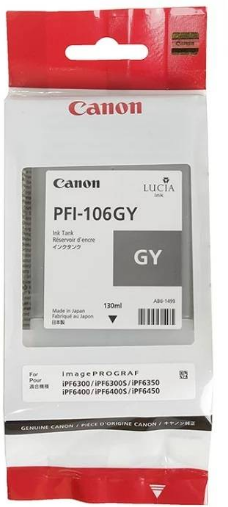 Canon Tintenpatrone PFI-106GY Grey Canon imagePROGRAF iPF6400 Canon imagePROGRAF IPF6450 6630B001