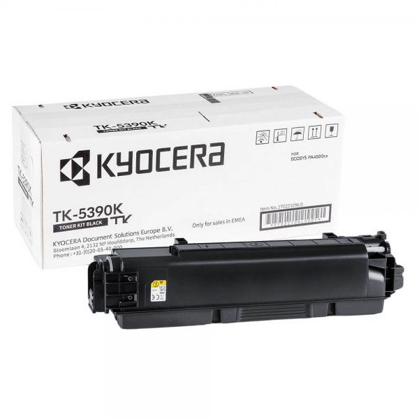 Kyocera TK-5390K Toner Black Kyocera ECOSYS PA4500cx Druckleistung 18K 1T02Z10NL0