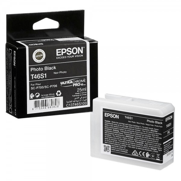 Epson T46S Tinte photo black für SureColor SC-P700 Epson SC-P706 C13T46S100