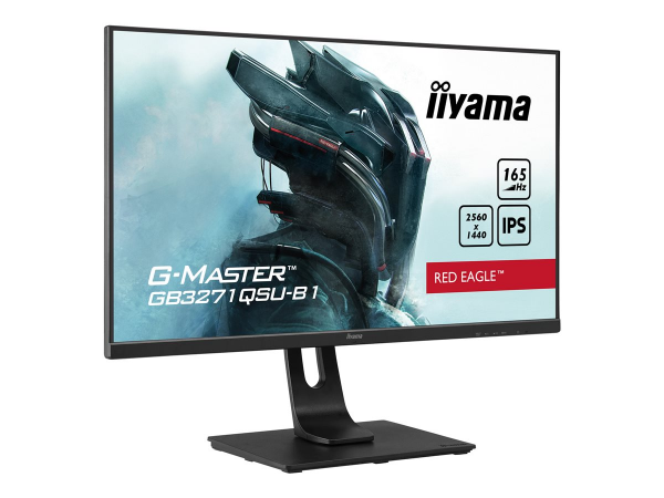 IIYAMA G-Master GB3271QSU-B1 80,01cm 31,5Zoll IPS Gaming WQHD 165Hz 400cd/m2 0,5ms 1x HDMI 1xDP