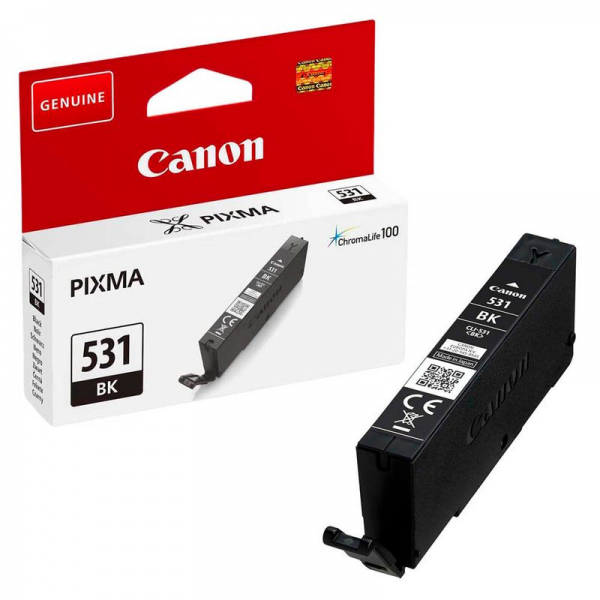 Canon CLI-531BK Tinte Black 6118C001 Canon PIXMA TS8750 TS8751 Original